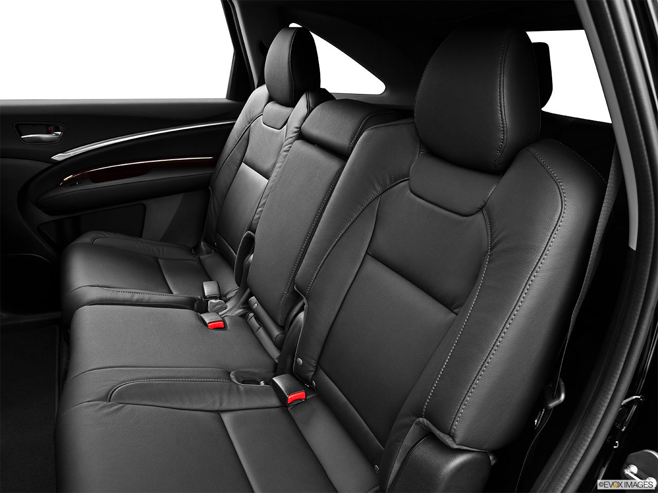 2014 Acura MDX Base Rear seats from Drivers Side. 