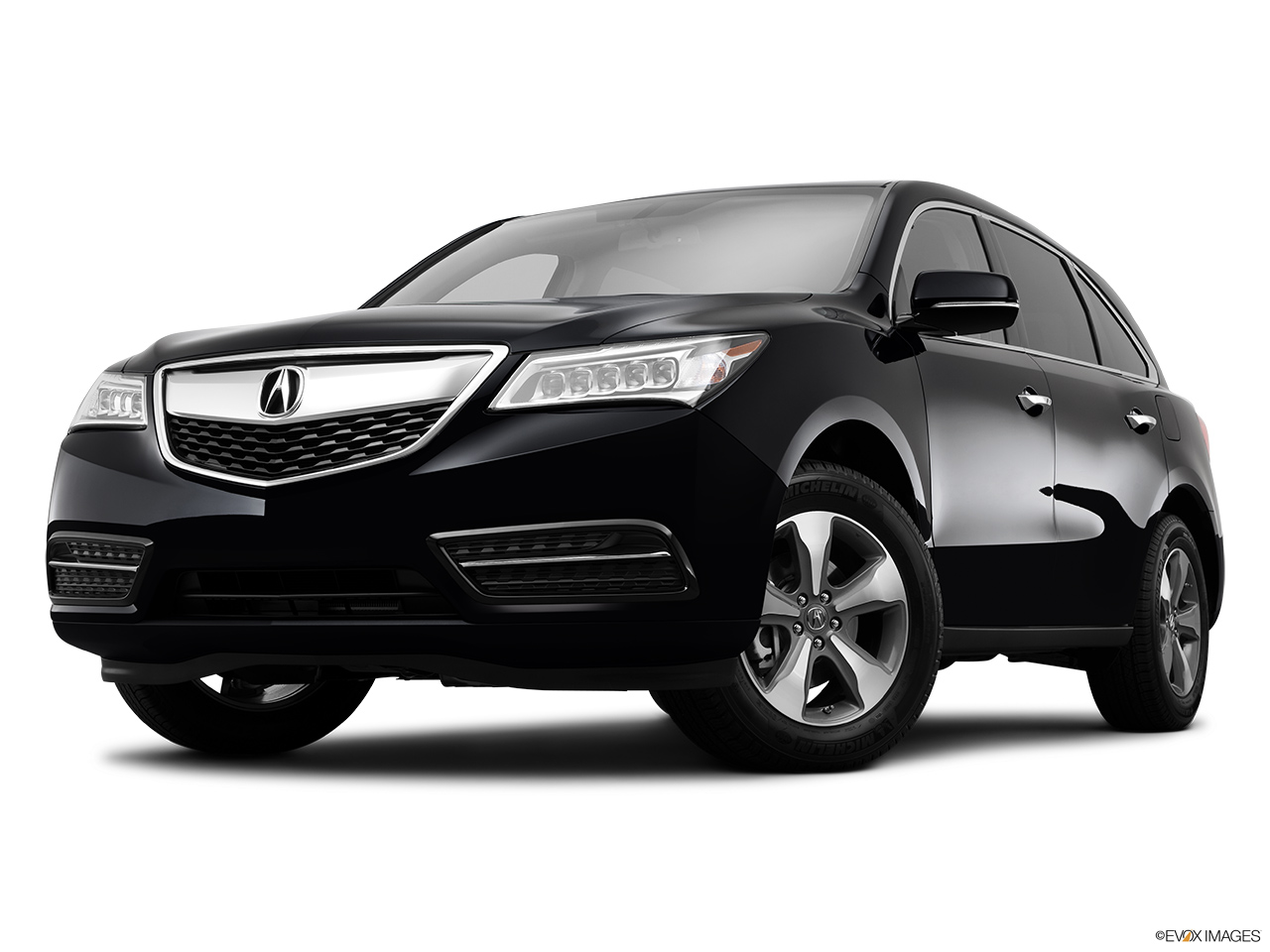 2014 Acura MDX Base Front angle view, low wide perspective. 