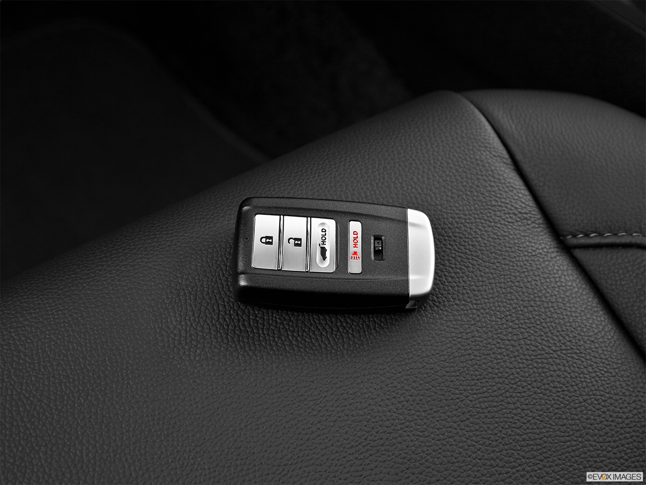 2014 Acura MDX Base Key fob on driver's seat. 