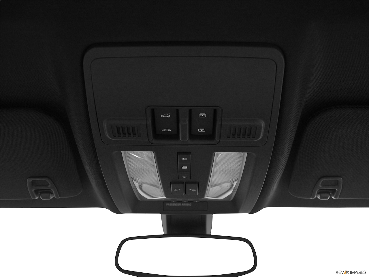 2014 Cadillac SRX Luxury Courtesy lamps/ceiling controls. 