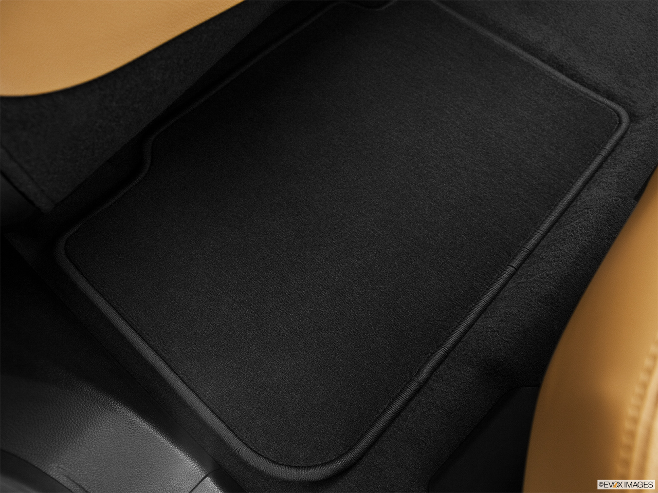 2014 Cadillac SRX Luxury Rear driver's side floor mat. Mid-seat level from outside looking in. 