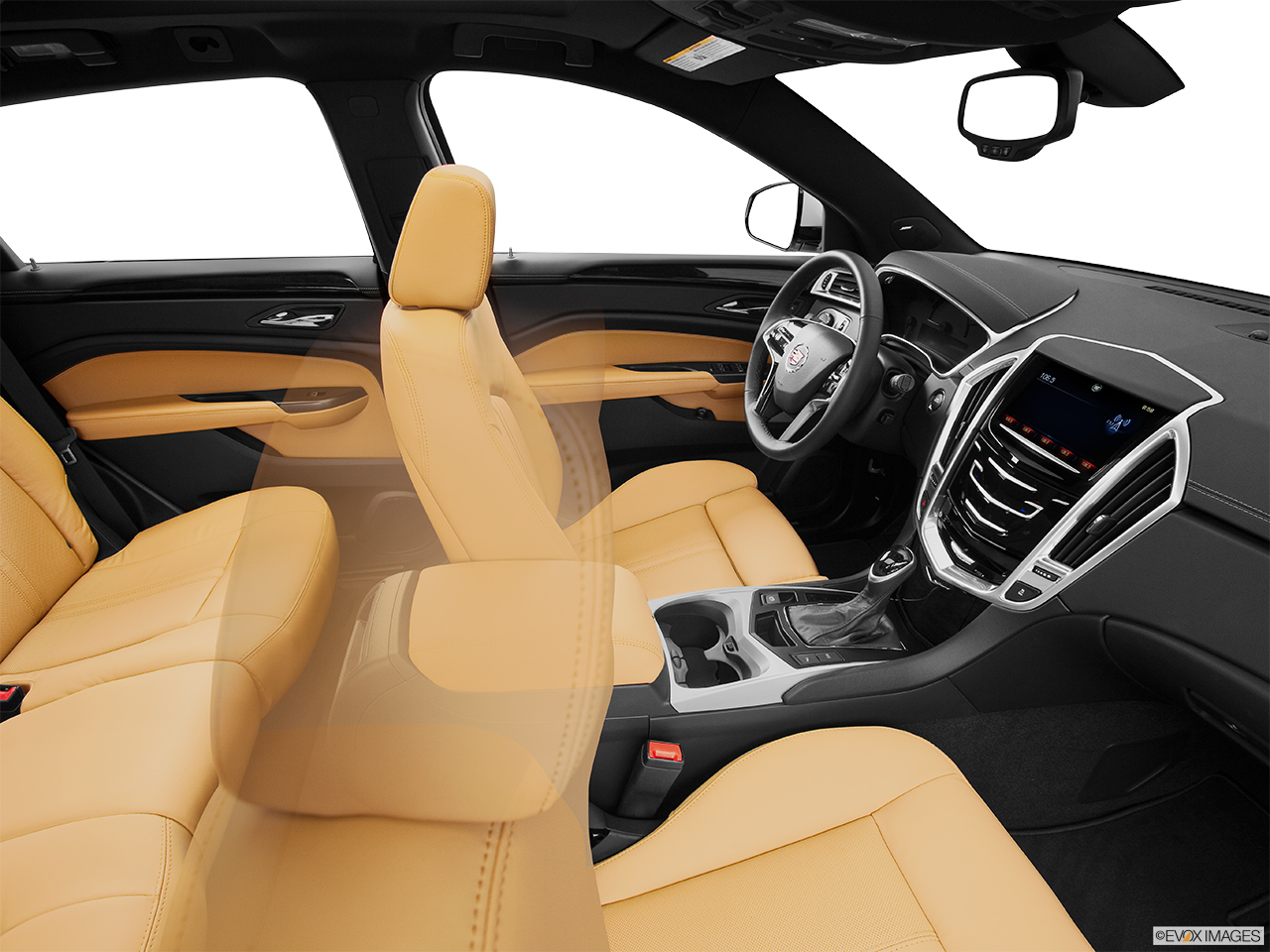 2014 Cadillac SRX Luxury Fake Buck Shot - Interior from Passenger B pillar. 