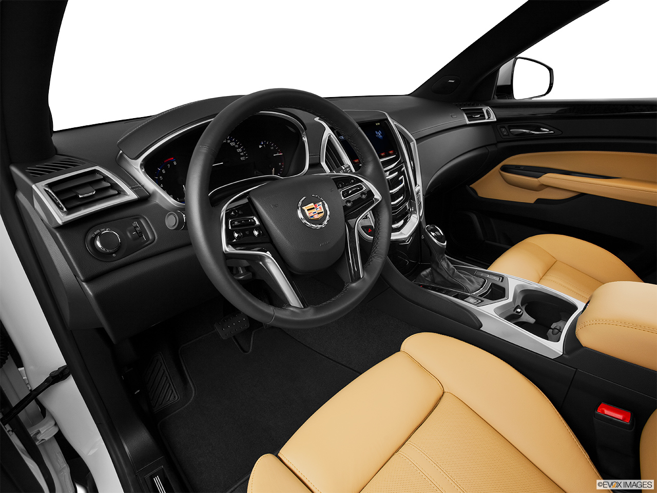 2014 Cadillac SRX Luxury Interior Hero (driver's side). 