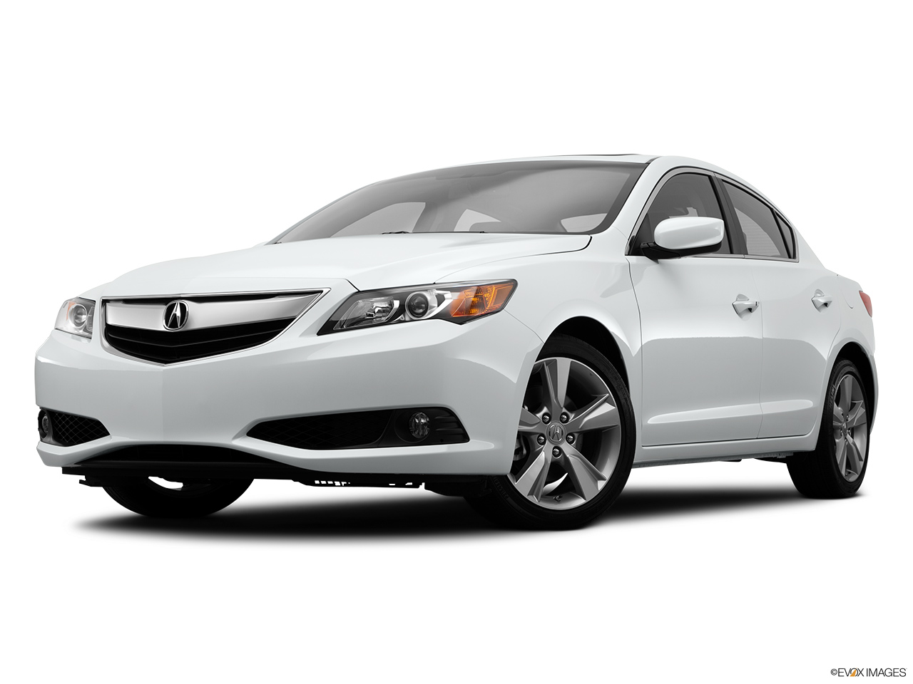 2015 Acura ILX 6-Speed Manual Front angle view, low wide perspective. 