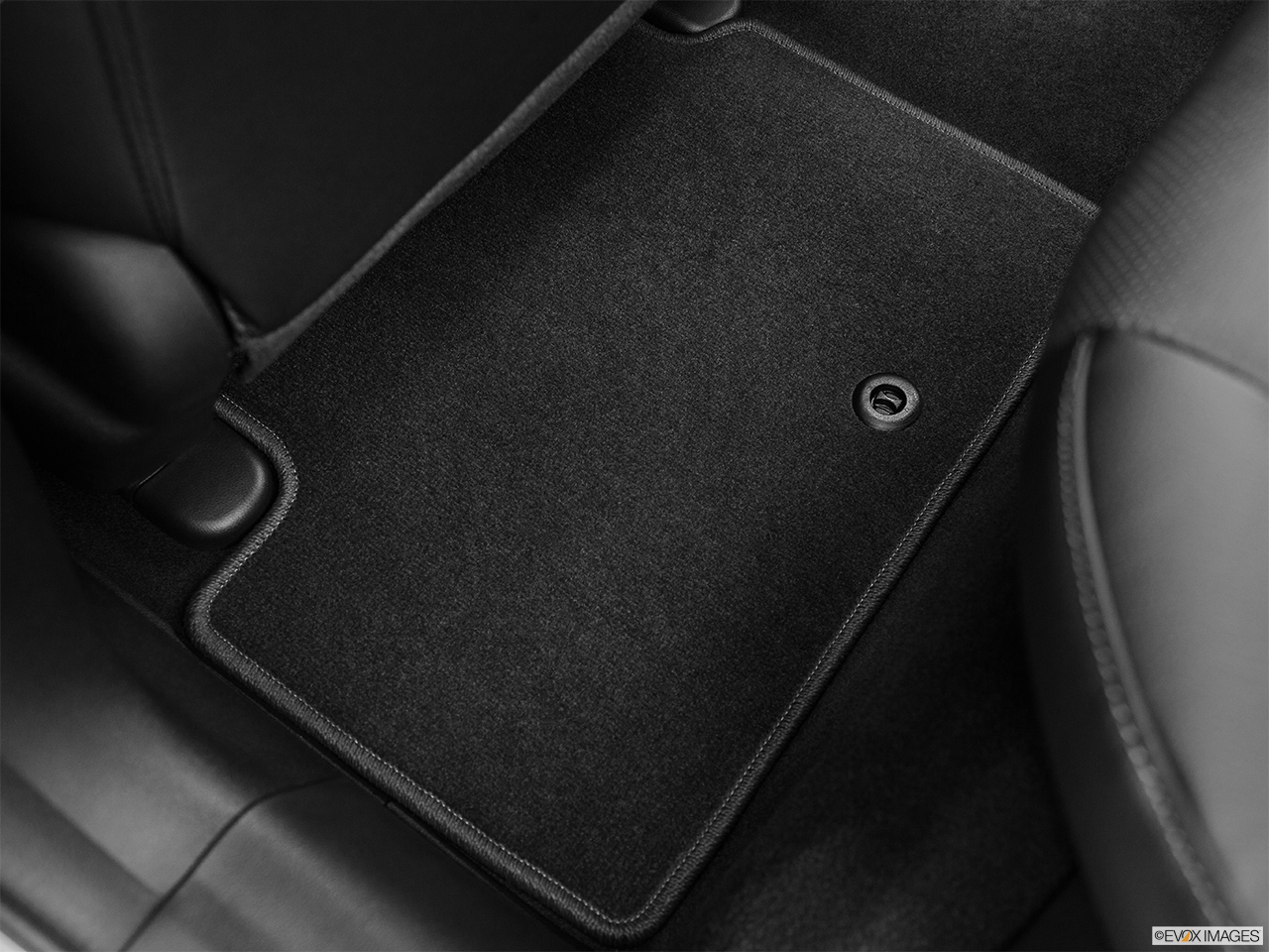 2015 Acura ILX 6-Speed Manual Rear driver's side floor mat. Mid-seat level from outside looking in. 