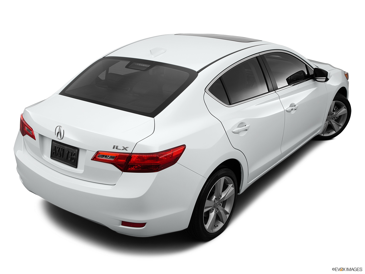 2015 Acura ILX 6-Speed Manual Rear 3/4 angle view. 