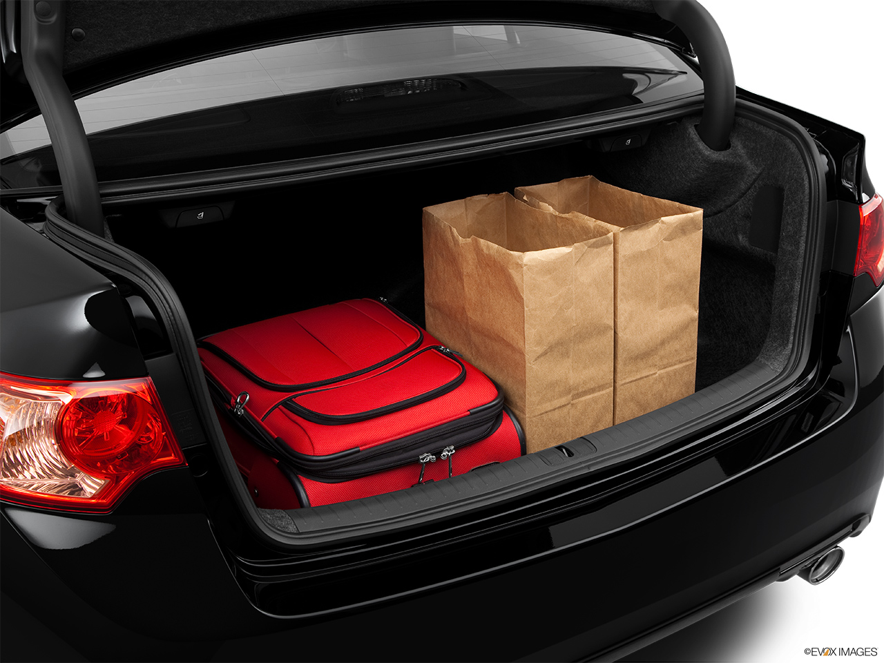 2014 Acura TSX 5-speed Automatic Trunk props. 