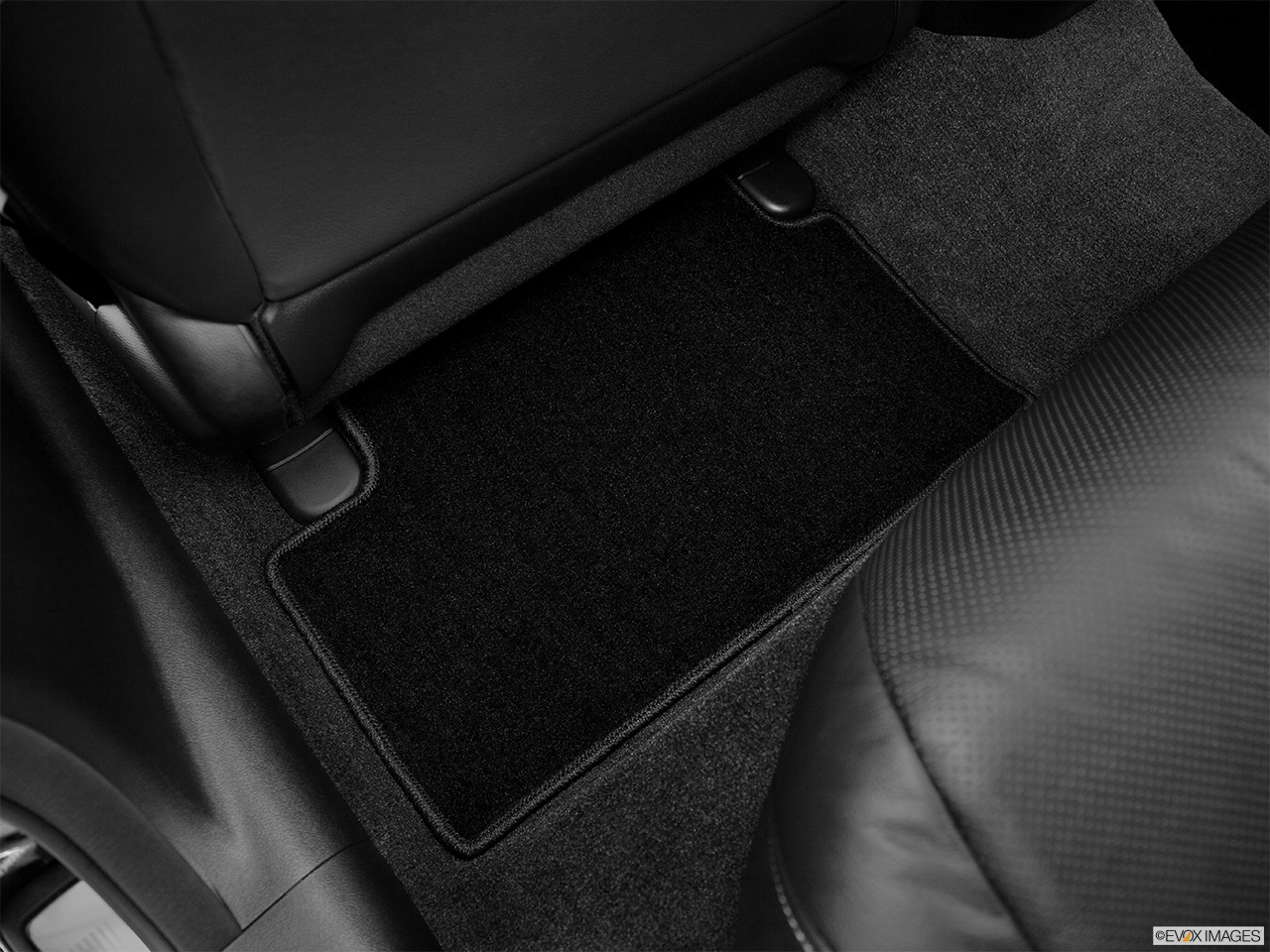 2014 Acura TSX 5-speed Automatic Rear driver's side floor mat. Mid-seat level from outside looking in. 