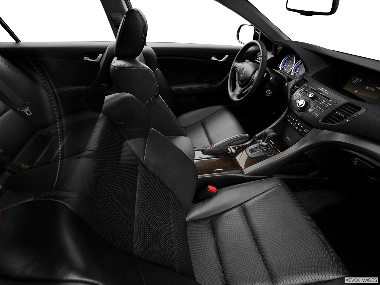2014 Acura TSX 5-speed Automatic Fake Buck Shot - Interior from Passenger B pillar. 