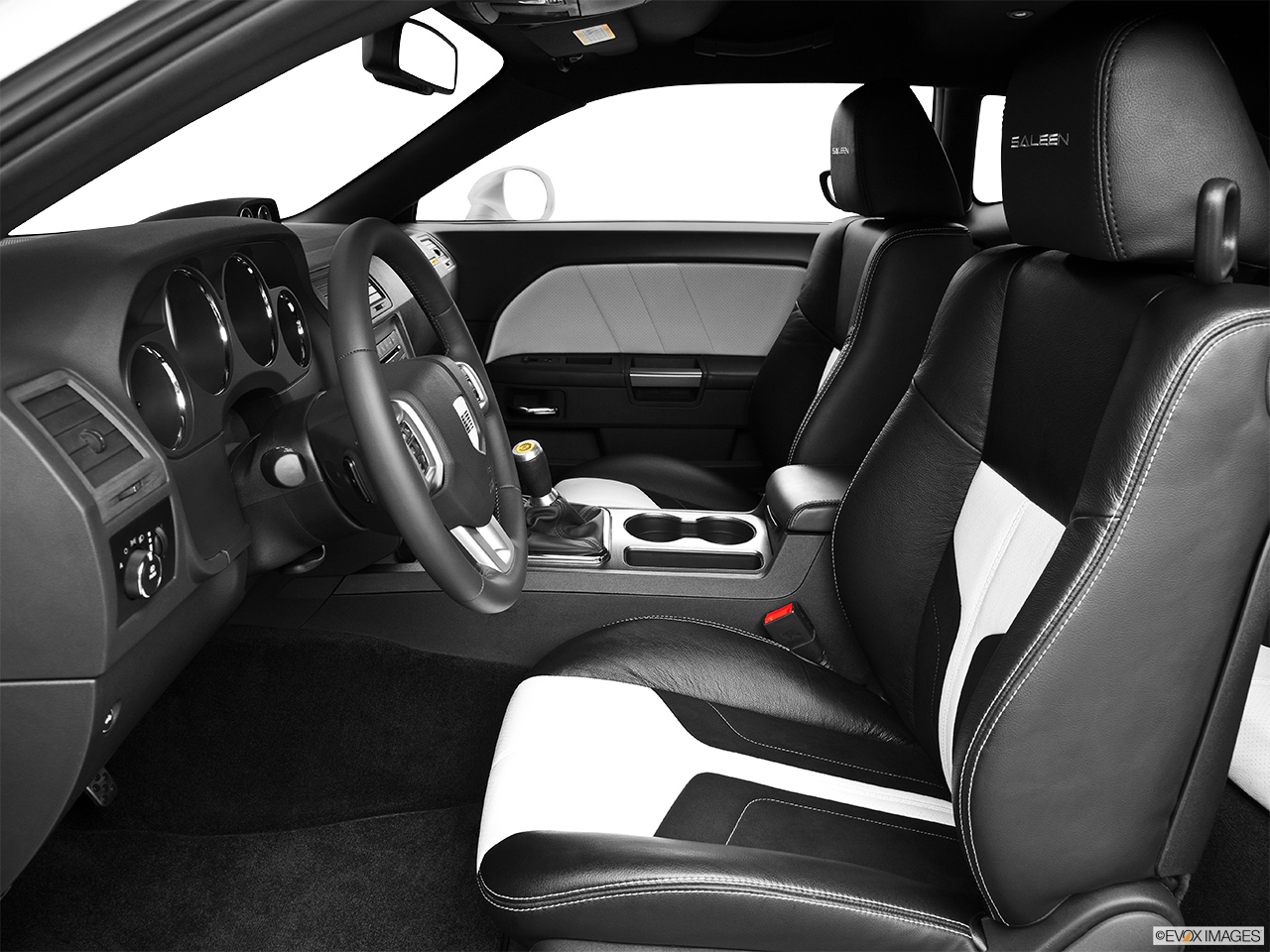 2014 Saleen 570 Challenger Label 570 Black Label Front seats from Drivers Side. 