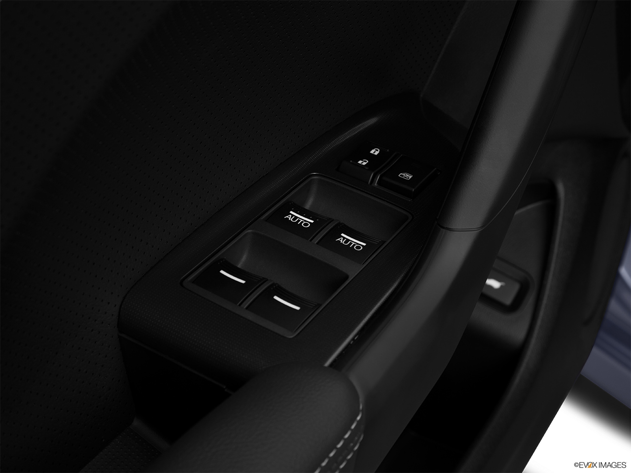 2014 Acura TSX Sport Wagon Base Driver's side inside window controls. 