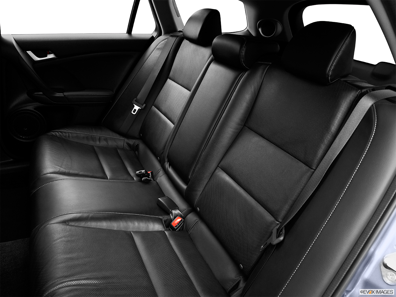 2014 Acura TSX Sport Wagon Base Rear seats from Drivers Side. 