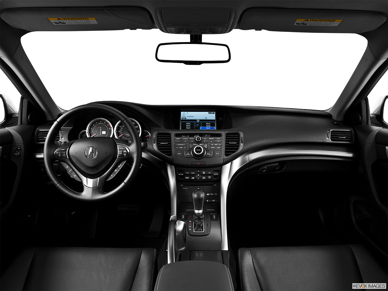 2014 Acura TSX Sport Wagon Base Centered wide dash shot 