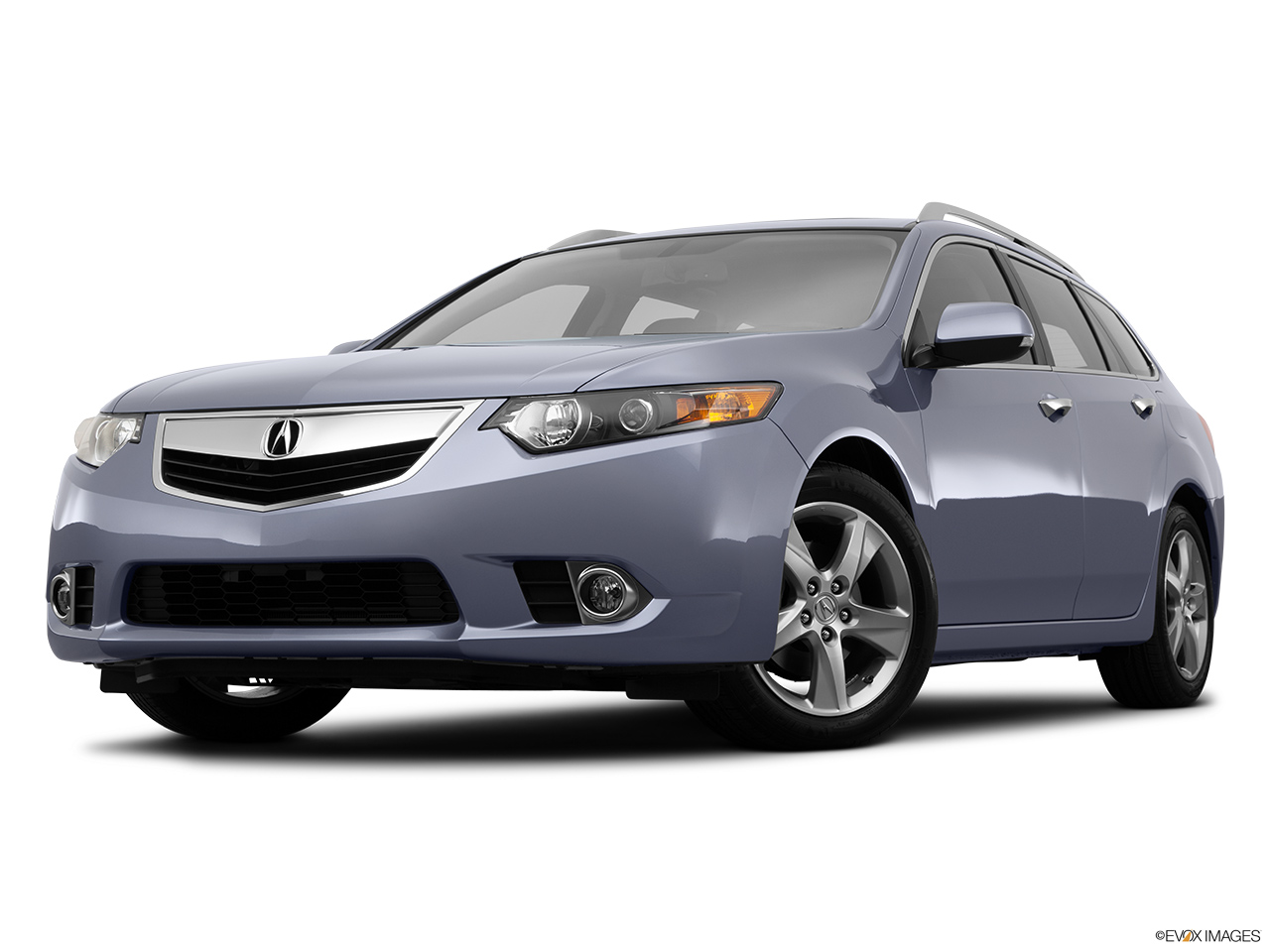2014 Acura TSX Sport Wagon Base Front angle view, low wide perspective. 