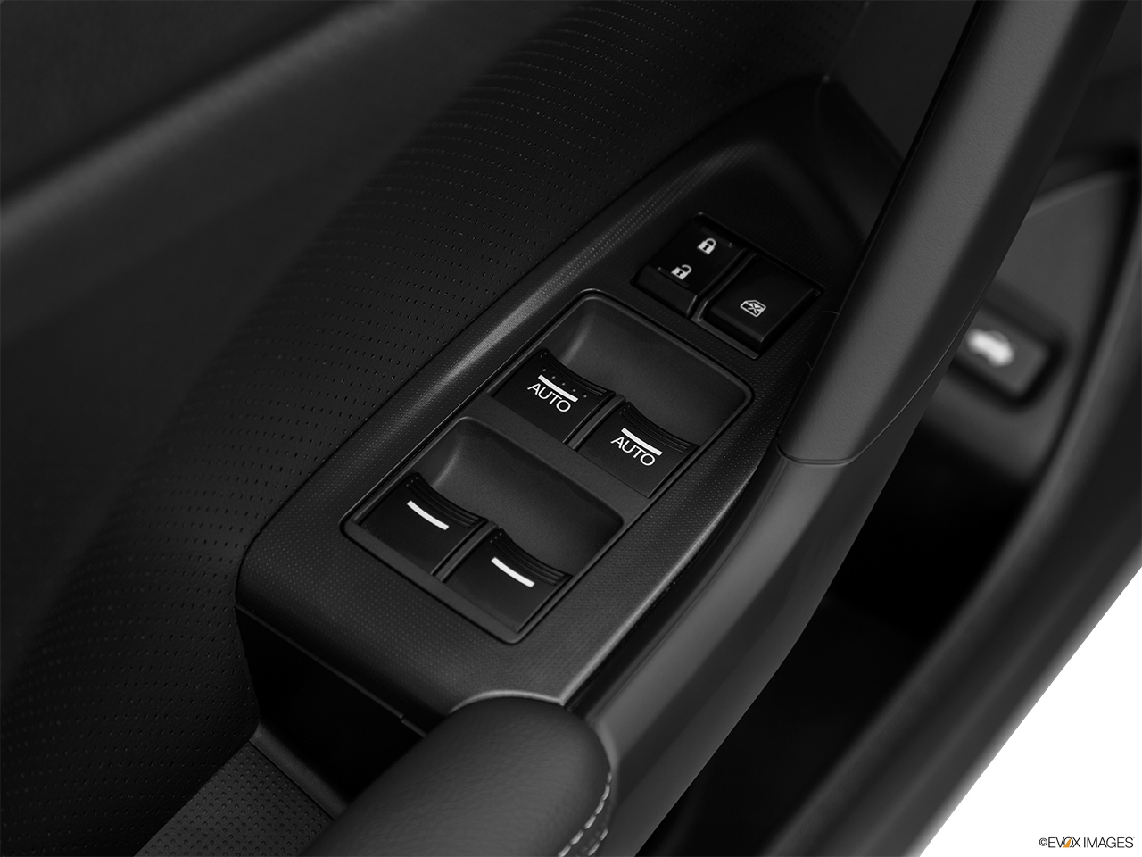 2014 Acura TSX 5-Speed Automatic Driver's side inside window controls. 