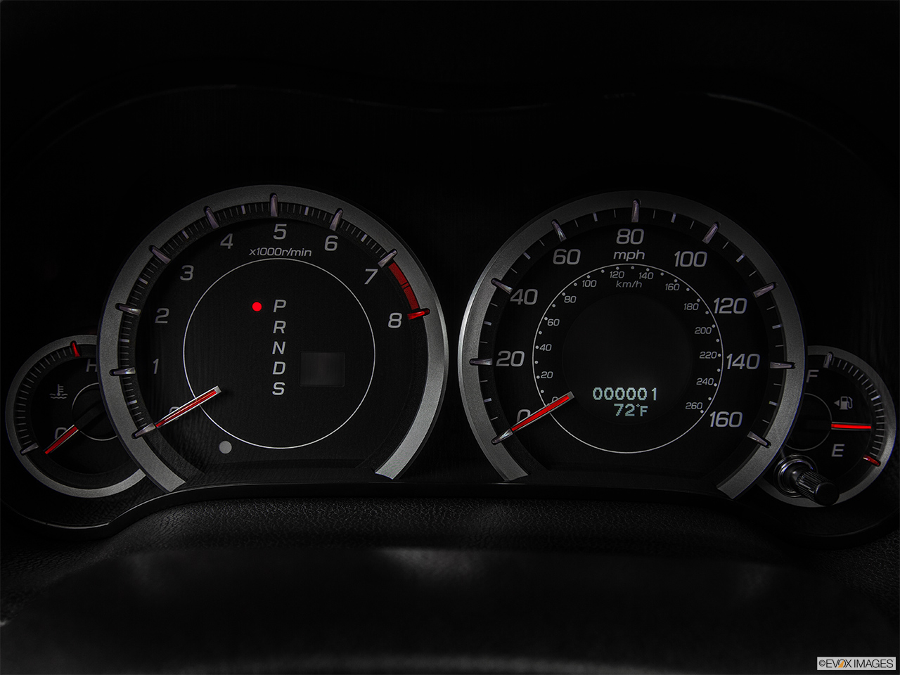 2014 Acura TSX 5-Speed Automatic Speedometer/tachometer. 