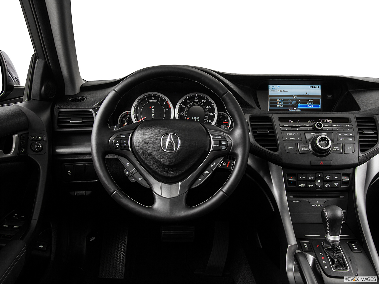 2014 Acura TSX 5-Speed Automatic Steering wheel/Center Console. 