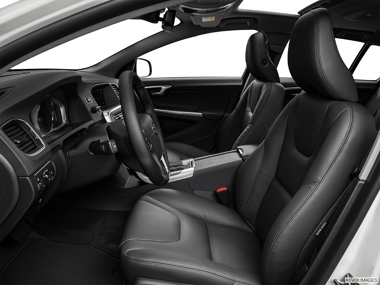 2015 Volvo V60 Premier Plus Front seats from Drivers Side. 