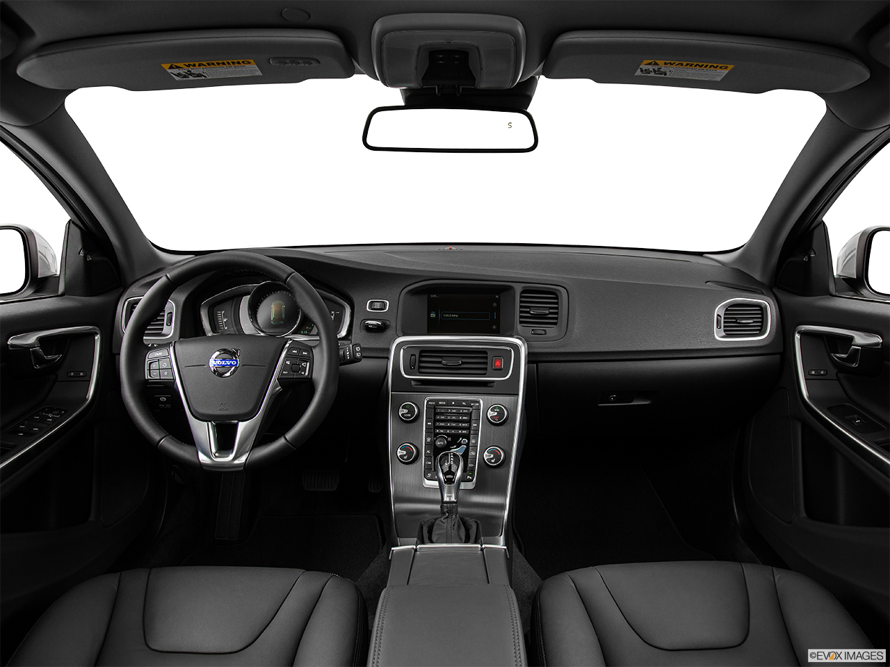 2015 Volvo V60 Premier Plus Centered wide dash shot 