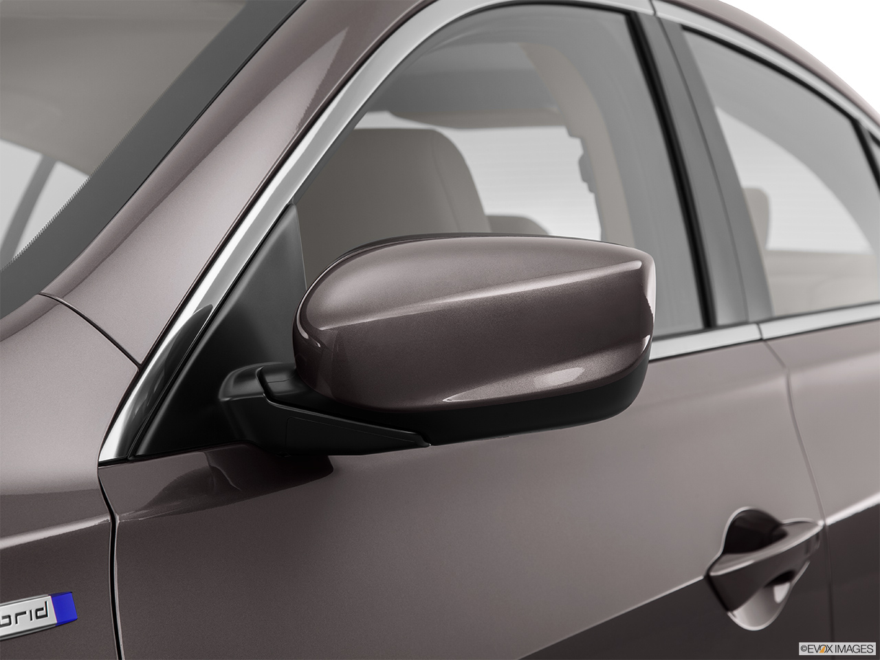 2014 Acura ILX Hybrid Base Driver's side mirror, 3_4 rear 