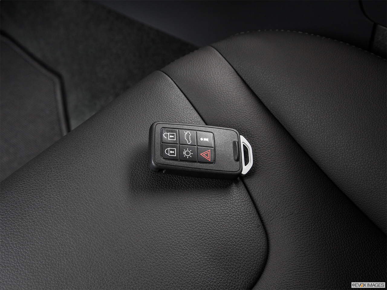2015 Volvo S60 Premier Key fob on driver's seat. 