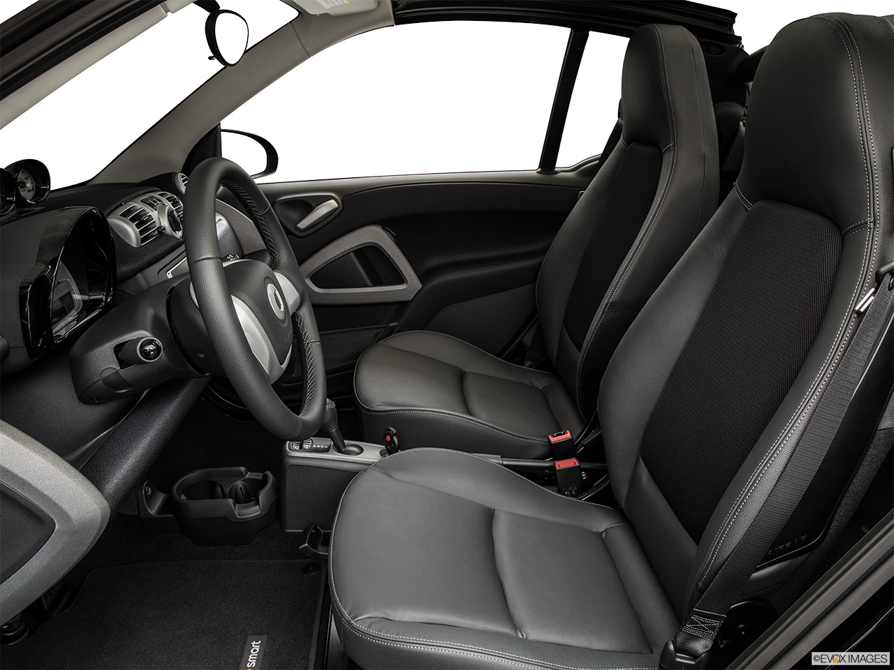 2014 Smart Fortwo Electric Drive Base Front seats from Drivers Side. 