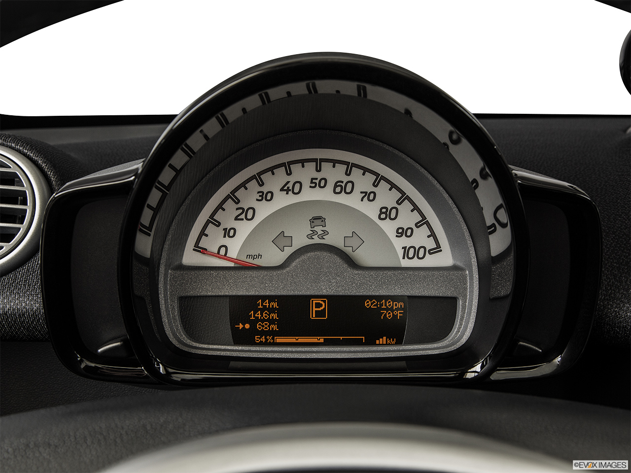 2014 Smart Fortwo Electric Drive Base Speedometer/tachometer. 