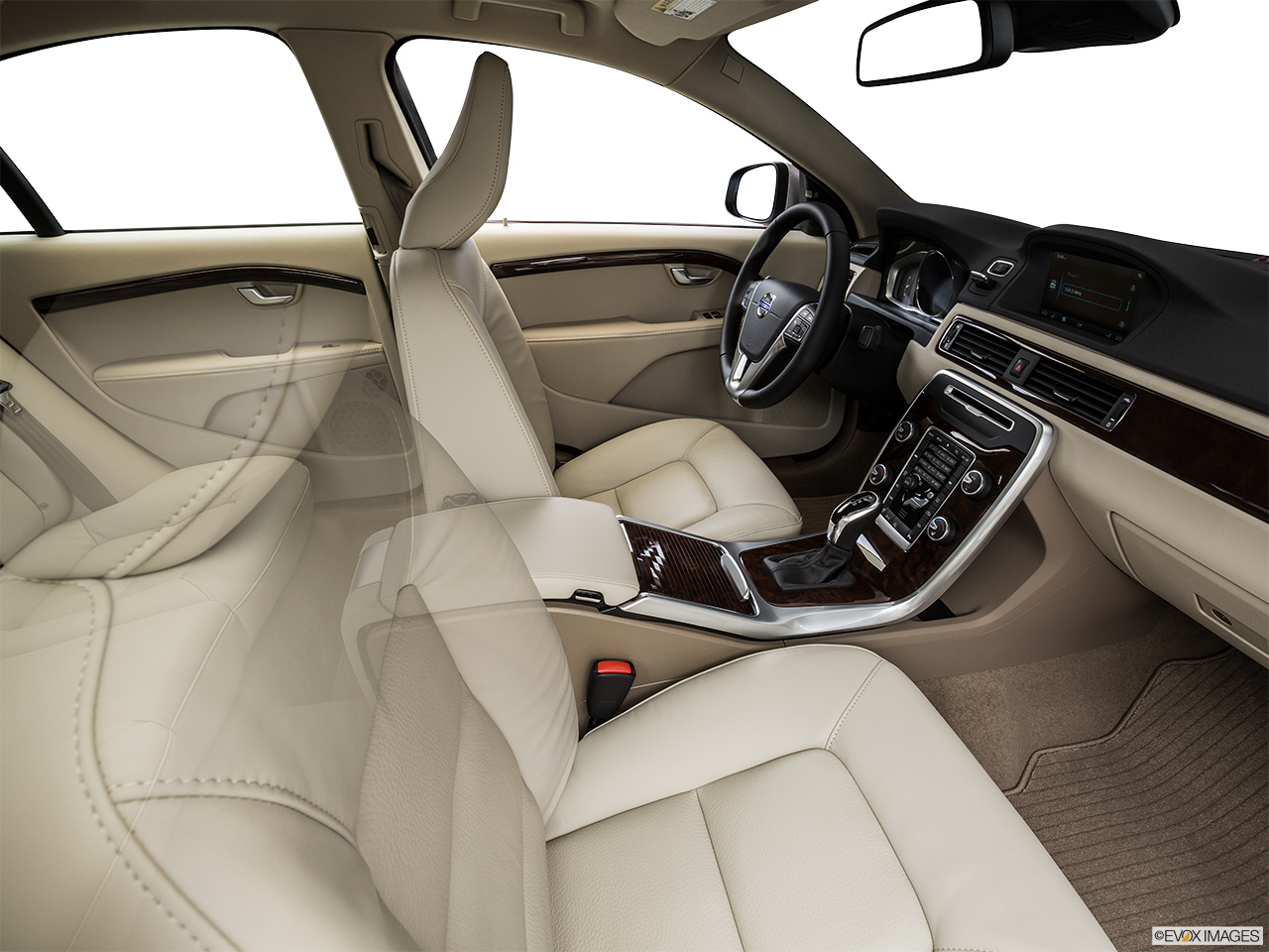 2015 Volvo S80 T5 Drive-E FWD Fake Buck Shot - Interior from Passenger B pillar. 