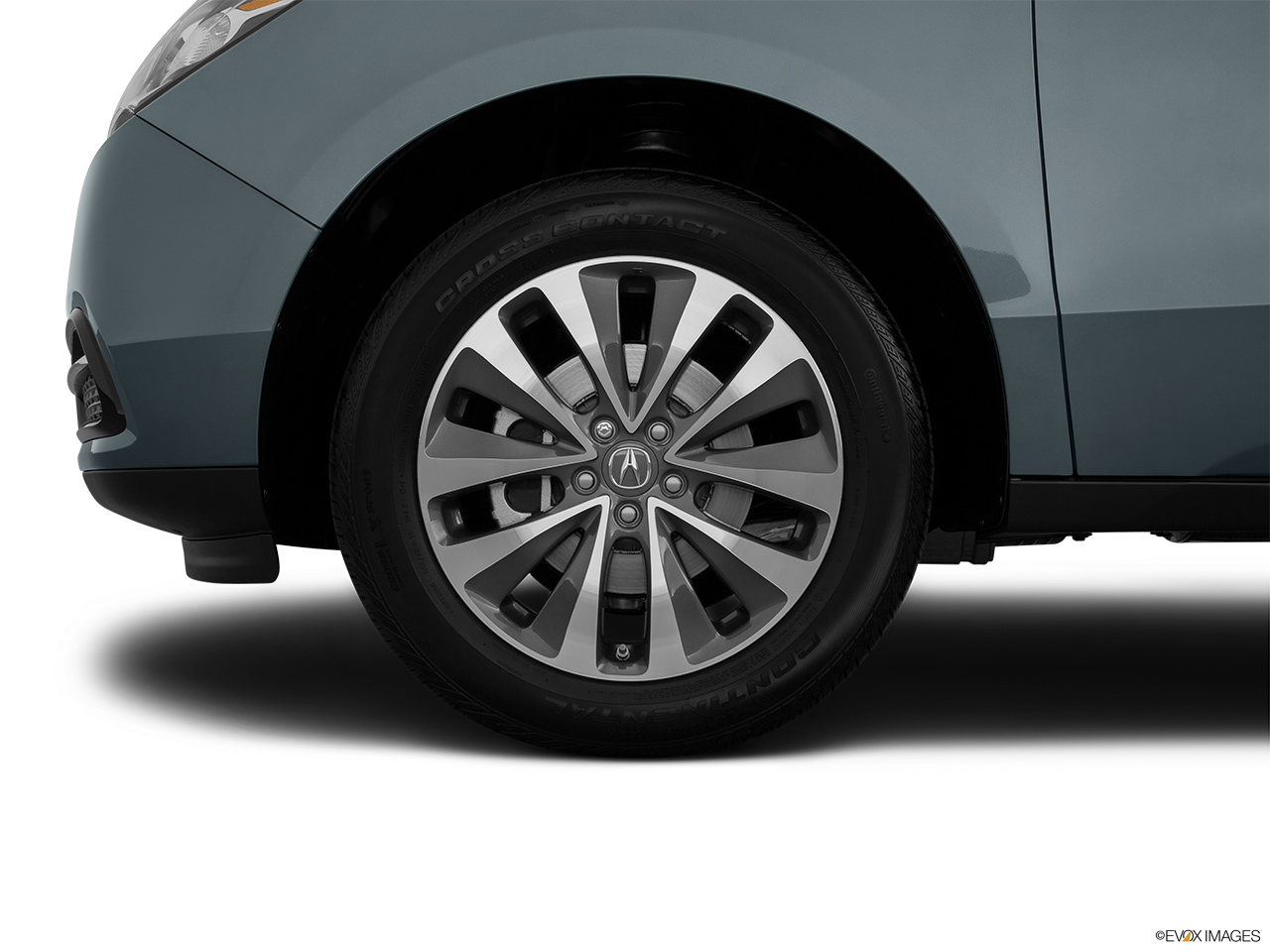 2016 Acura MDX Base Front Drivers side wheel at profile. 