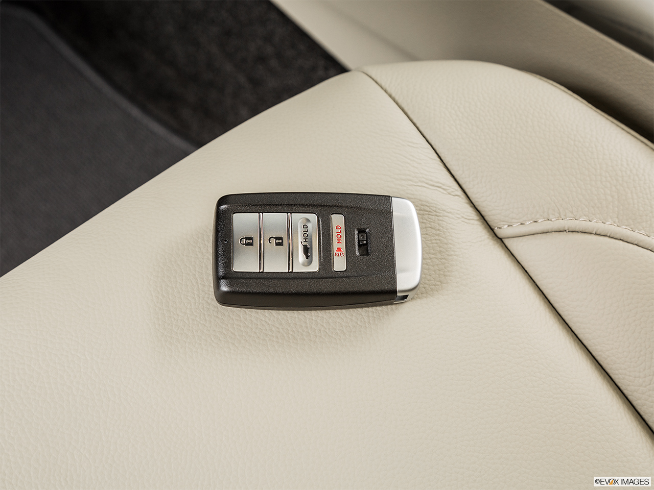 2016 Acura MDX Base Key fob on driver's seat. 