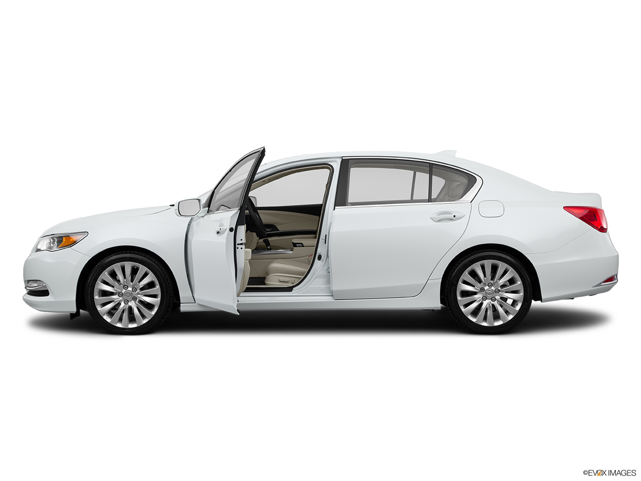 2015 Acura RLX Base Driver's side profile with drivers side door open. 