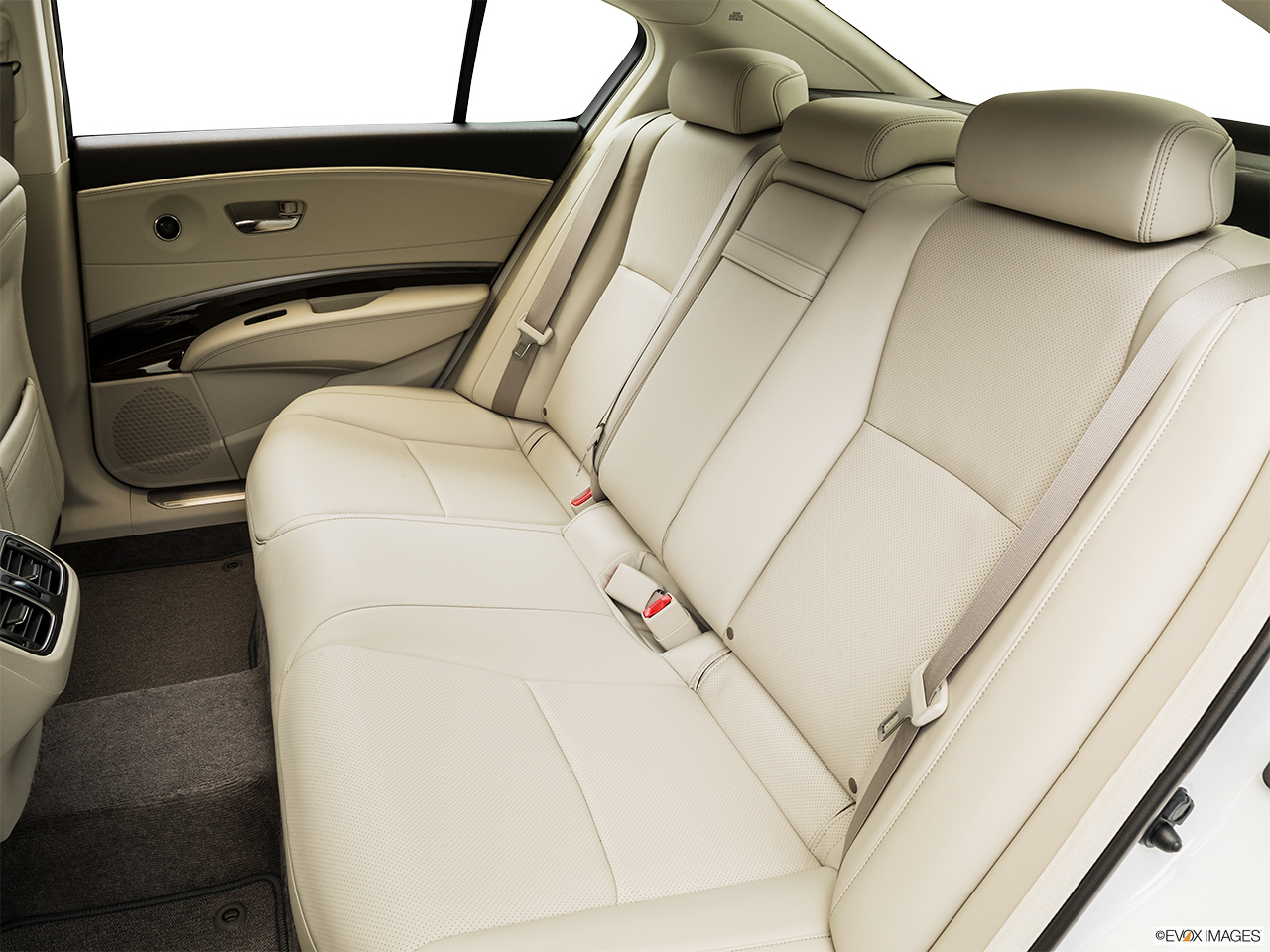2015 Acura RLX Base Rear seats from Drivers Side. 