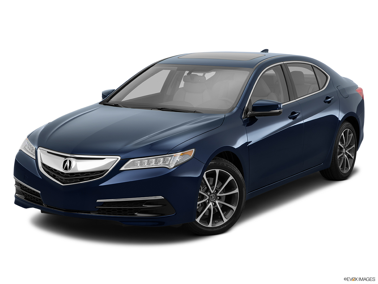 2015 Acura TLX 3.5 V-6 9-AT P-AWS Front angle view. 