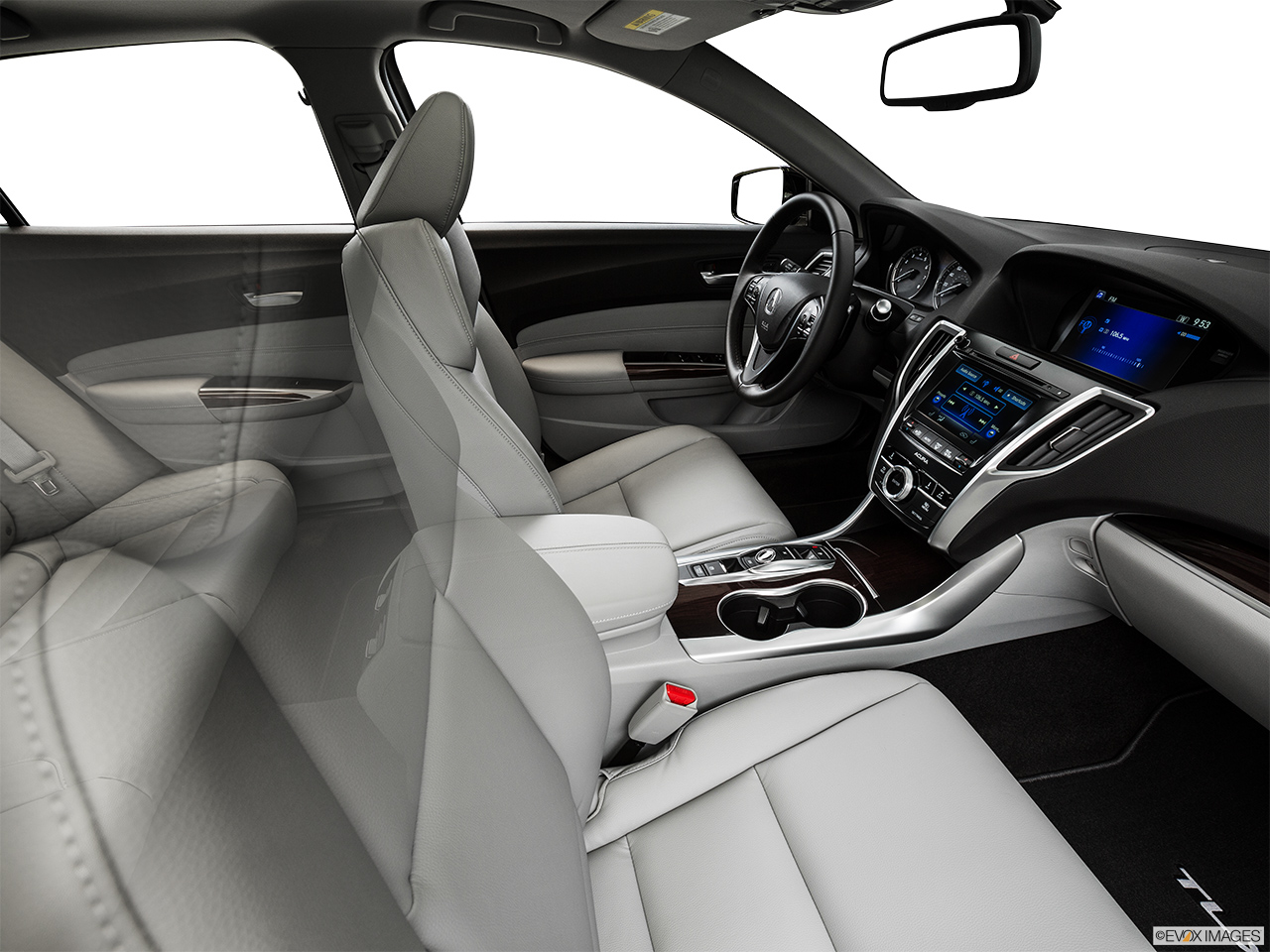 2016 Acura TLX 3.5 V-6 9-AT P-AWS Fake Buck Shot - Interior from Passenger B pillar. 