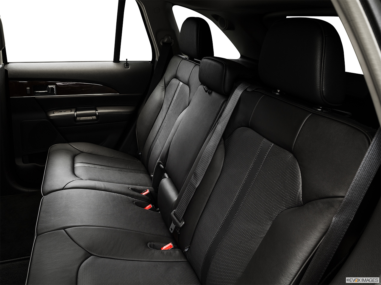 2015 Lincoln MKX FWD Rear seats from Drivers Side. 