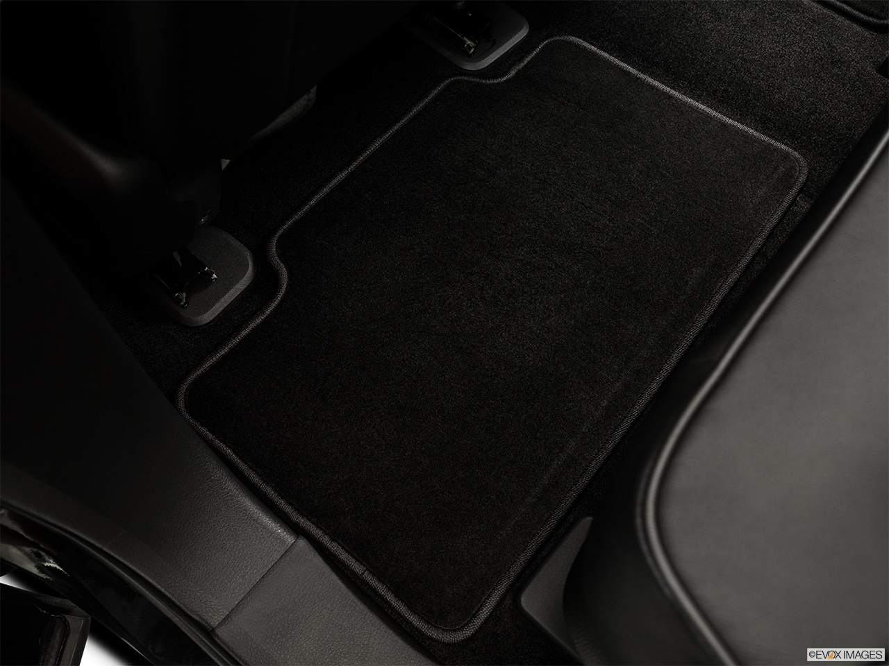2015 Lincoln MKX FWD Rear driver's side floor mat. Mid-seat level from outside looking in. 